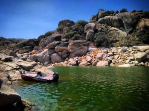 Embalse de Alcántara pesca