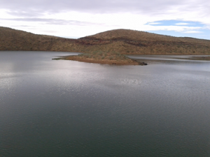 Zújar lake