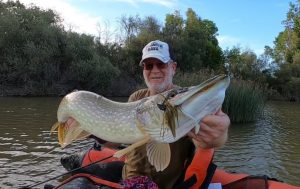 pike from a float tube